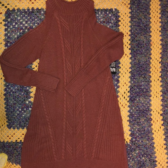 Express Sweaters - Sweater dress soft brown BRAND NEW! NEVER WORN!!
